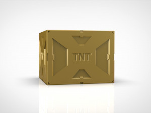 Apple Watch Dock as TNT explosive container 3D Print Model
