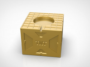 Apple Watch Dock as TNT explosive container 3D Print Model