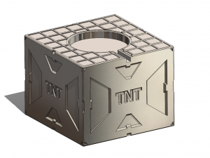 Apple Watch Dock as TNT explosive container 3D Print Model