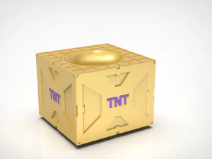 EGG HOLDER AS A TNT EXPLOSIVE CONTAINER 3D Print Model