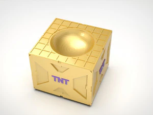 EGG HOLDER AS A TNT EXPLOSIVE CONTAINER 3D Print Model