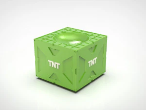 EGG HOLDER AS A TNT EXPLOSIVE CONTAINER 3D Print Model