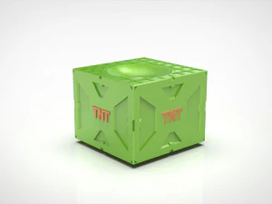 EGG HOLDER AS A TNT EXPLOSIVE CONTAINER 3D Print Model