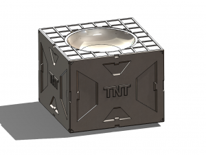 EGG HOLDER AS A TNT EXPLOSIVE CONTAINER Modèles 3D en vedette