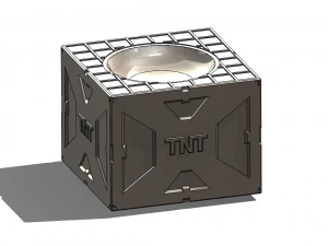 EGG HOLDER AS A TNT EXPLOSIVE CONTAINER 3D Print Model