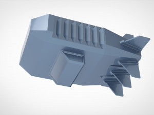 Apple Watch Dock as Amphibian Shipyard Model do druku 3D