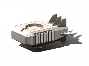 Apple Watch Dock as Amphibian Shipyard Model do druku 3D
