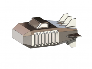 Apple Watch Dock as Amphibian Shipyard Model do druku 3D
