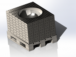 Egg Holder as Mountain of Gold Bars Model Cetak 3D