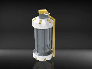 Sci-Fi Grenade as Stash Container 3D Print Model
