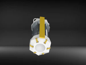 Sci-Fi Grenade as Stash Container 3D Print Model