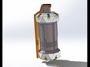 Sci-Fi Grenade as Stash Container 3Dプリントモデル