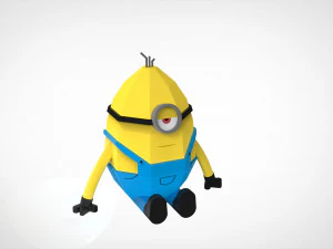 मिनियन ईस्टर बॉक्स 3D प्रिंट मॉडल