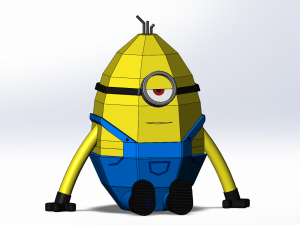 Minion Easter Box 3D-Druckmodell