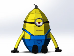 Minion Easter Box 3D Print Model
