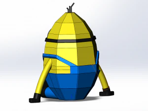 Minion Easter Box 3D Print Model