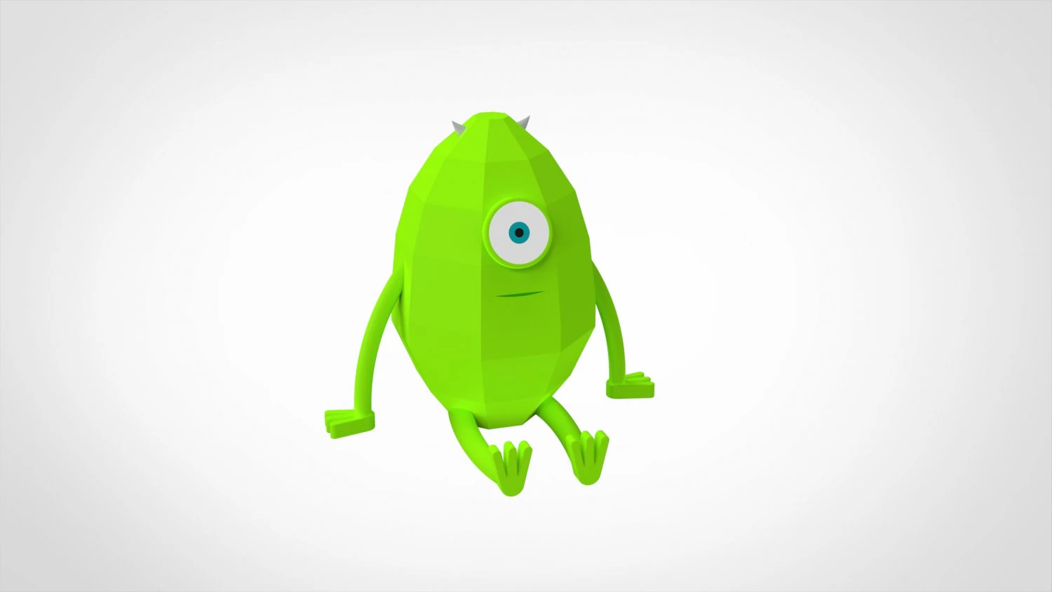 Mike Wasowski Easter Box 3D Print Model .c4d .max .obj .3ds .fbx .stl .blend 