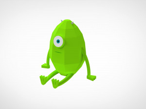 Mike Wasowski Easter Box 3Dプリントモデル