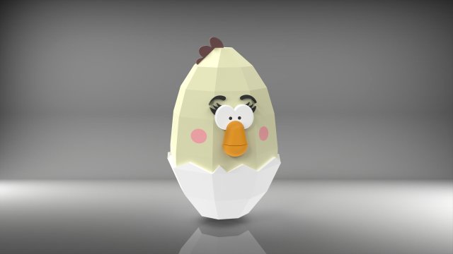 Matilda Easter Box 3D 打印模型 .c4d .max .obj .3ds .fbx .stl .blend 