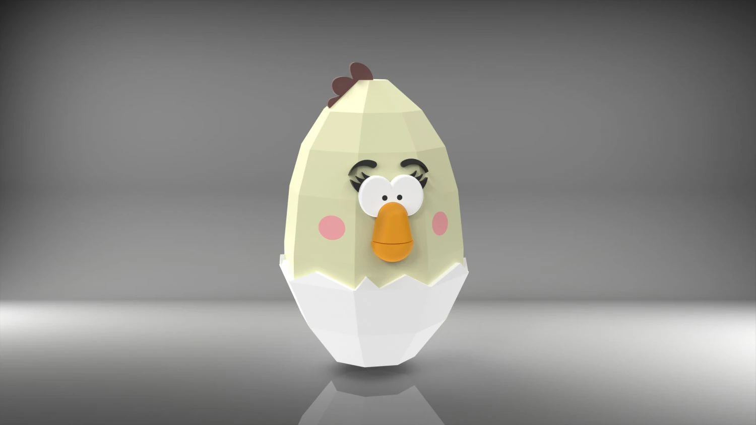 Matilda Easter Box 3D Print Model .c4d .max .obj .3ds .fbx .stl .blend 