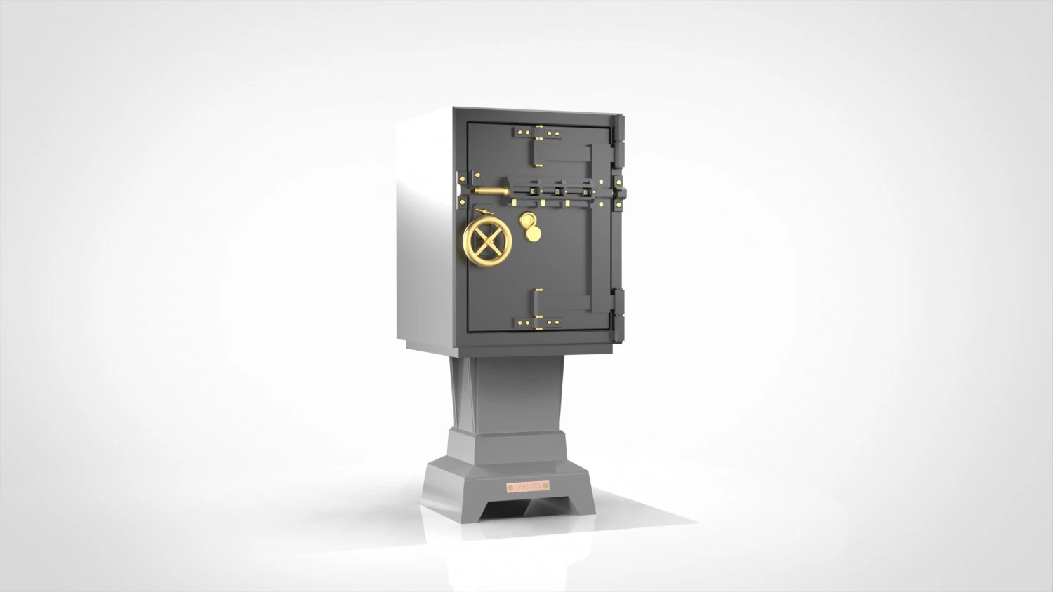 Dishonored Safe as Cartridge Organizer 3D Print Model .c4d .max .obj .3ds .fbx .stl .blend 