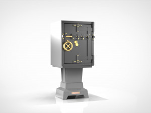 Dishonored Safe as Cartridge Organizer 3D Print Model