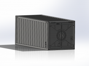 Valorant Scale Maritime Container Assembly AS Nintendo Switch Cartridges Storage Box 3D Print Model