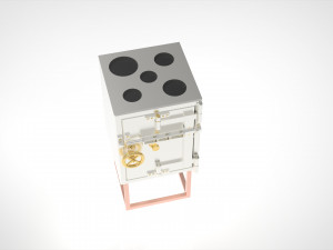 Dishonored Safe Assembly as Coin Box 3D Print Model