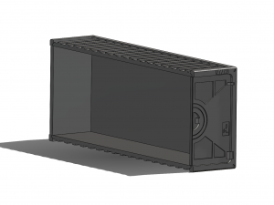 Valorant Scale Maritime Container Assembly Model do druku 3D
