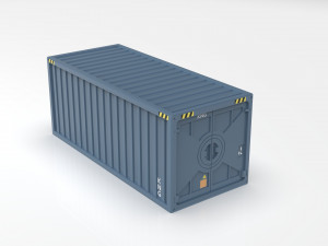 Valorant Scale Maritime Container Assembly Model do druku 3D
