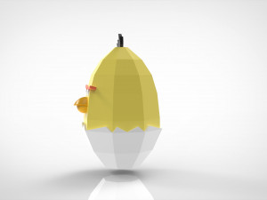 Chuck Easter Box Assembly Model Cetak 3D