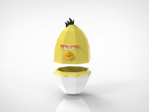 Chuck Easter Box Assembly Model Cetak 3D