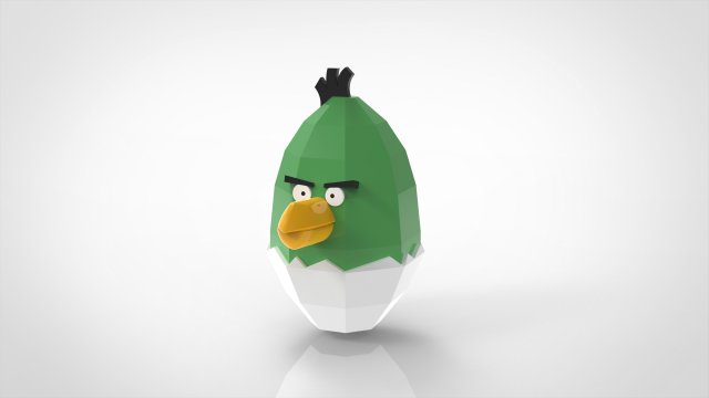 Toucan Easter Box Assembly 3D Print Model .c4d .max .obj .3ds .fbx .stl .blend 