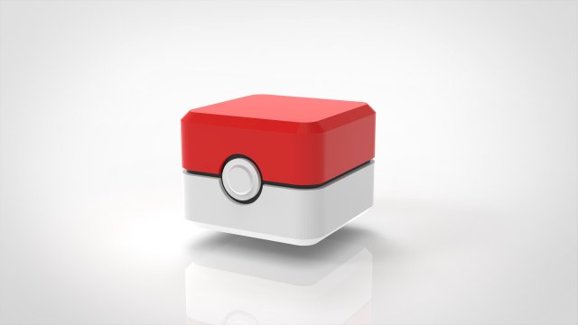 Pockemon Hinge Box Modello di stampa 3D .c4d .max .obj .3ds .fbx .stl .blend 