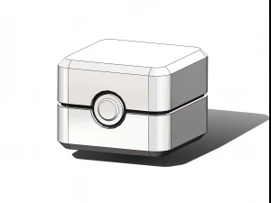 ポケモン ヒンジ付きボックス 3Dプリントモデル