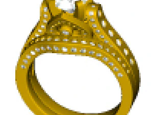 MODELLO DI STAMPA 3D AD ANELLO Pronto per la stampa Modello di stampa 3D