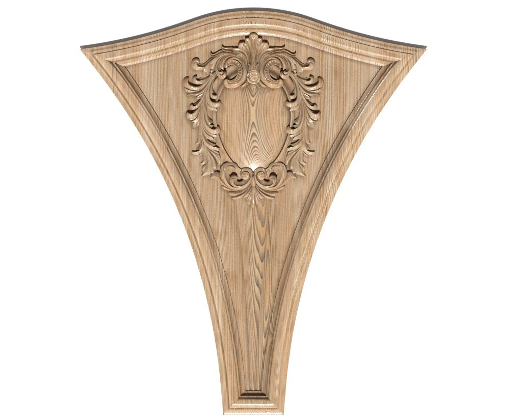 Cartouche-001 3D Model .c4d .max .obj .3ds .fbx .stl .blend 