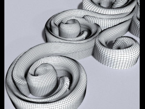 Cartouche-002 3D 模型