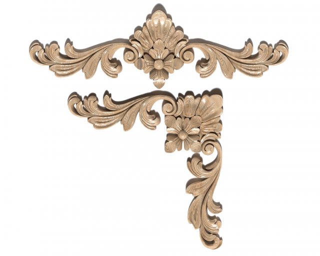 Cartouche-006 Modèle 3D .c4d .max .obj .3ds .fbx .stl .blend 