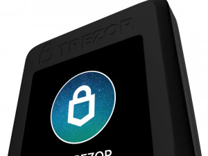 Trezor Wallet Model T 3D Model