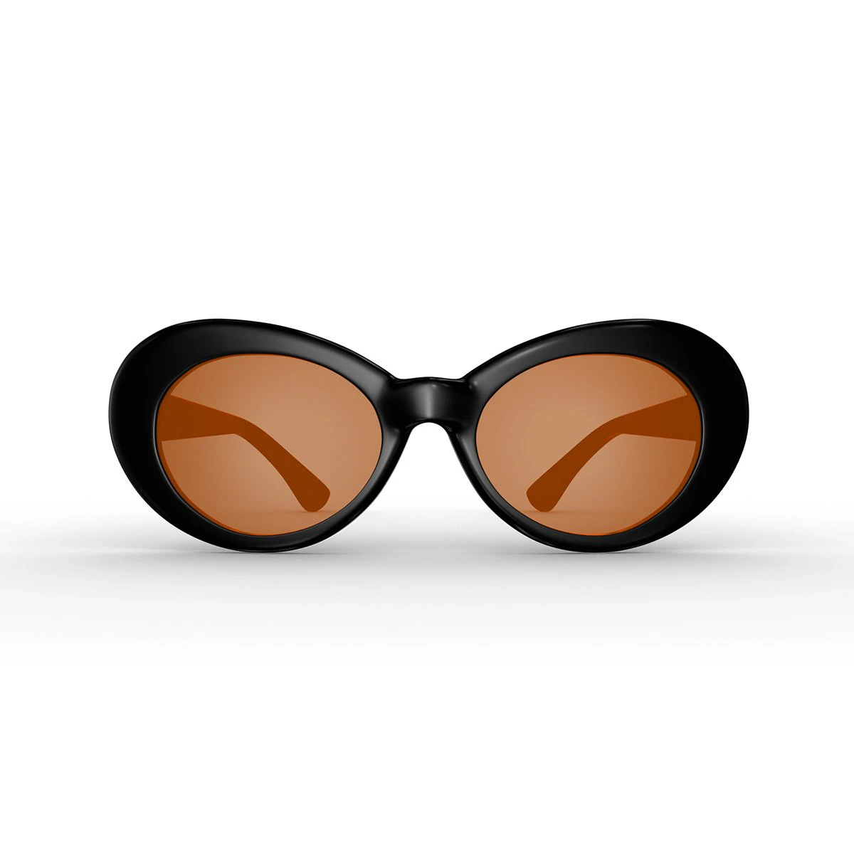 Kurt Cobain Round Black Frame Sunglasses 3D Model .c4d .max .obj .3ds .fbx .stl .blend 