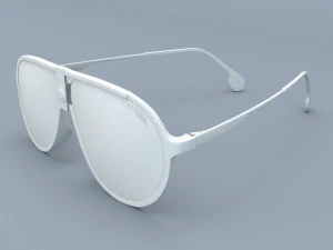 Carrera Square Pilot Sunglasses 3D Model