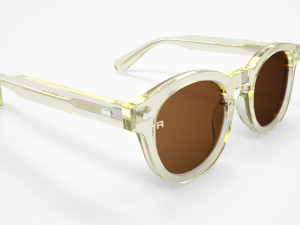 Oliver Peoples Transparent Frame Sunglasses 3D मॉडल