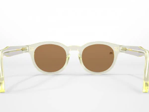 Oliver Peoples Transparent Frame Sunglasses 3D Model