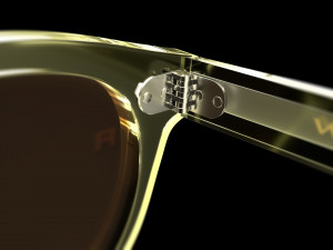 Oliver Peoples Transparent Frame Sunglasses 3D मॉडल