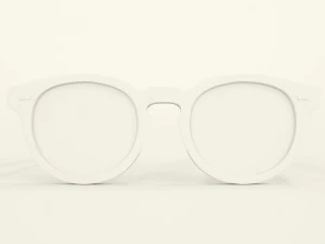 Oliver Peoples Transparent Frame Sunglasses 3D Model