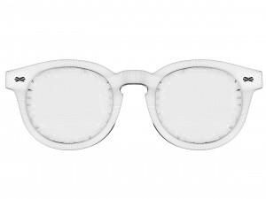 Oliver Peoples Transparent Frame Sunglasses 3D मॉडल