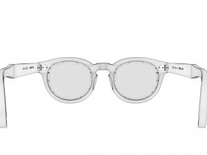 Oliver Peoples Transparent Frame Sunglasses 3D मॉडल