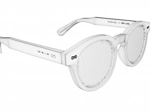 Oliver Peoples Transparent Frame Sunglasses 3D Model