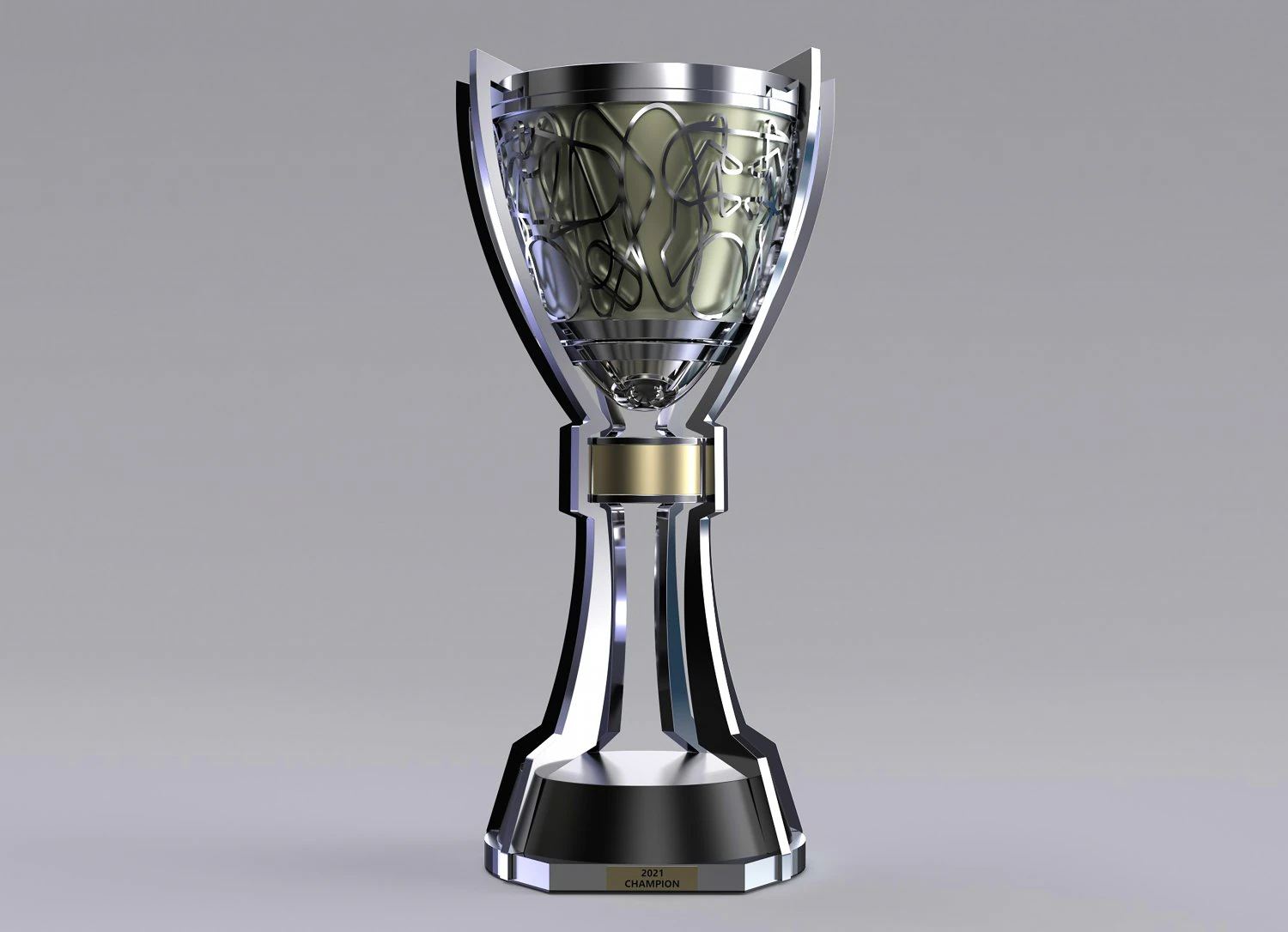 Nascar Monster Energy Trophy 3D Model .c4d .max .obj .3ds .fbx .stl .blend